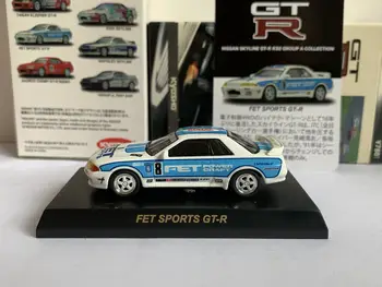 1/64 KYOSHO Nissan R32 Racing sports GT-R Коллекция игрушек для украшения автомобилей из литого под давлением сплава KYOSHO