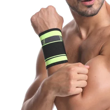 1 пара спортивных браслетов, регулируемый спортивный бандаж для фиксации запястий, поддерживающий бандаж для фитнеса, защитный браслет для спортзала