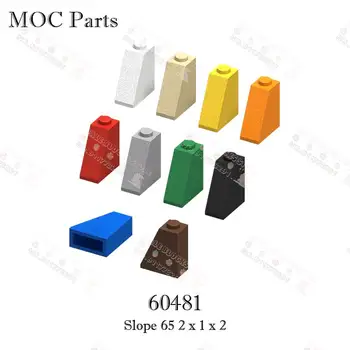 10ШТ MOC Parts 60481 Slope 65 2 x 1 x 2 Строительные блоки, креативные аксессуары 