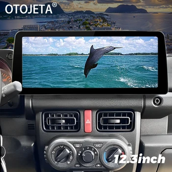 12,3-дюймовый радиоприемник с экраном 1920 * 720, автомобильный видеоплеер Android 13, стереосистема для Suzuki Jimny 2019 2020, мультимедийное головное устройство GPS Carplay