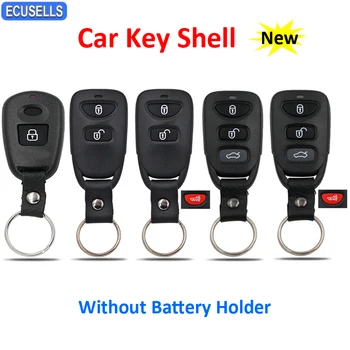 2/3/4 Кнопочный Пульт Дистанционного Управления Smart Car Key Shell Case Чехол Для Корпуса без Держателя Батареи для Hyundai Elantra Santa Fe Accent Tucson