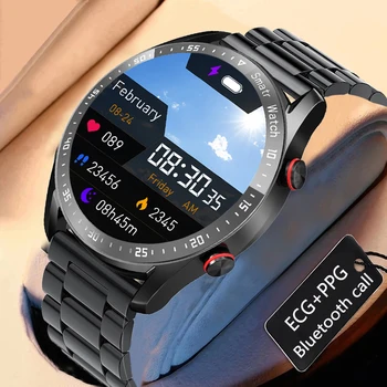 2022 Новые смарт-часы с Bluetooth-вызовом для мужчин, водонепроницаемый спортивный Фитнес-трекер, Погодный дисплей, мужские смарт-часы для телефона Xiaomi Huawei