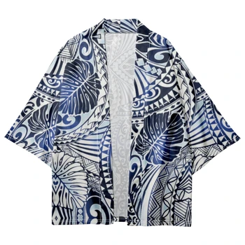 2023 Японское Кимоно Для Мужчин И Женщин Harajuku Традиционное Кимоно С Рисунком Пейсли Пляжная Рубашка Летние Халаты 7