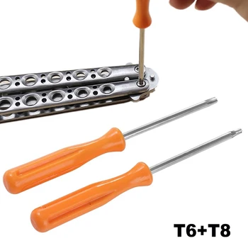 2шт Отвертка T6 T8 Torx, инструмент для открывания безопасности, отвертка для консоли, специальные отвертки, Многофункциональные ручные инструменты
