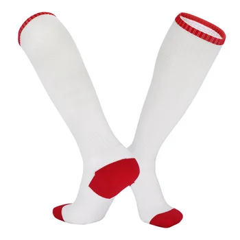 5 Пар взрослых футбольных тренировочных носков, длинные чулки-трубки, нескользящие спортивные носки с полотенцем, профессиональные футбольные носки с высоким коленом