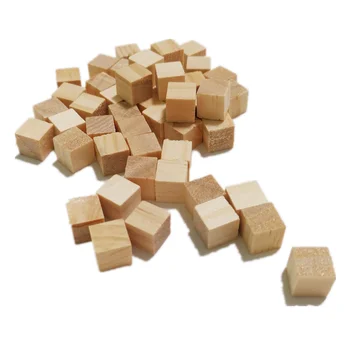 50шт Незаконченных деревянных кубиков 10 мм, Деревянные Квадратные блоки, украшения для рукоделия, Кубики с алфавитом, Кубики с цифрами, Деревянные пазлы
