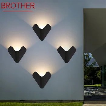 BROTHER Настенное бра Открытый креативный водонепроницаемый светильник Современный креативный светодиодный светильник для домашнего коридора