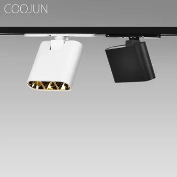 COOJUN Track Light Светодиодные Прожекторы 6W 2/3 Провода 3000K 4000K Ra85 Внутреннее Освещение Для Домашнего Магазина Одежды Потолочный Светильник Rail Lights