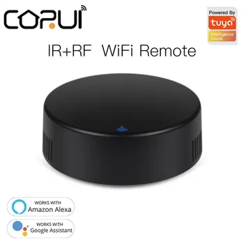 CORUI Tuya WiFi RF + IR Универсальный пульт дистанционного управления для кондиционера, телевизора, бытовой техники Поддержка Google Home Assistant Alexa