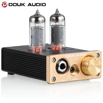 Douk Audio U10 HiFi Ламповый Предусилитель С клапаном Стерео AUX Настольный Аудио Предусилитель 6,35 мм/3,5 мм Усилитель Для наушников