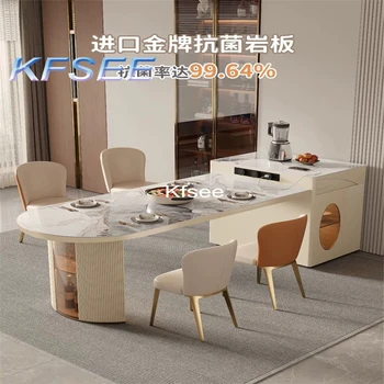 Kfsee Комплект из 1 шт. длиной 140-180 см, роскошный обеденный стол новой серии