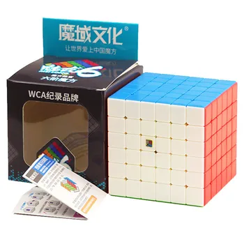 Meilong 6X6X6 Speed Cube Moyu 6x6 Cubo Magico Антистресс Без Наклеек MEILONG 6 Magic Cubes Игрушки-Головоломки для детей