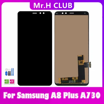 TFT Для Samsung Galaxy A8 Plus 2018 A730 LCD A730F SM-A730F A730F/DS ЖК-дисплей С Сенсорным Экраном Дигитайзер Сенсор В сборе