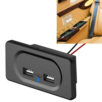 Автомобильное зарядное устройство С двумя выходными портами USB Розетки 3.1A Запасные части для зарядки и аксессуары для автофургона-фургона на колесах