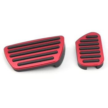 Автомобильные педали Ножной Топливный тормоз Подставка для ног Крышка педали для Toyota 4Runner 2010-2021 Красный
