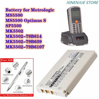 Аккумулятор для сканера штрих-кодов BA80S700 для Metrologic MS5500, MS5500 Optimus S, SP5500, MK5502, MK5502-79B614, MK5502-79B639, MK5502-79B6107