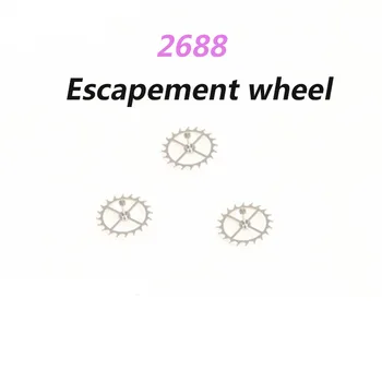 Аксессуары для часов, подходящие для механизма ETA 2688, двойной календарь, спусковое колесо, Конные часы, детали для разборки