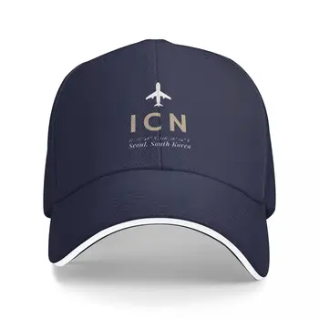 Бейсболка ICN аэропорт Инчхон, Корея, Новые спортивные кепки In Hat, женские шляпы, мужские кепки
