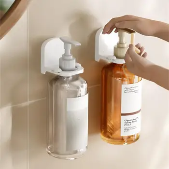 Вешалка для шампуня в японском стиле, крючок, Настенное мыло для мытья посуды, дезинфицирующее средство для рук, Три регулируемых стеллажа, крючок для хранения в ванной комнате