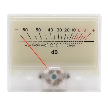 Высокопроизводительный измеритель уровня VU, усилитель ДБ, подходящий для домашнего аудиооборудования, светодиодная подсветка