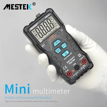 Высокоскоростной мультиметр MESTEK DM90S, Цифровой мультиметр, автоматический тестер диапазона, мультиметр Лучше, чем мультиметр DM90A, мультитестер.