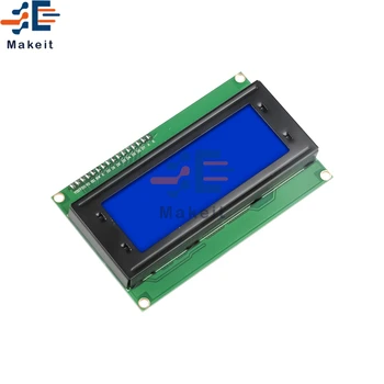 Желто Синий дисплей LCD2004 IIC I2C TWI SPI Модуль адаптера последовательного интерфейса с подсветкой 20X4 HD44780 символов для Arduino