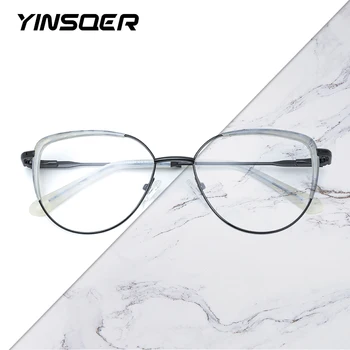 Женские очки для чтения с синей пленкой Бесплатная доставка Роскошные оправы для очков Новые модные оптические линзы для женщин Vision Glasses Plus 1
