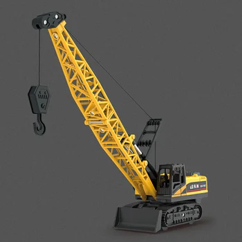 Игрушечная строительная машина-кран 1:50, Отлитые под давлением Инженерные игрушки, Инерционная Инженерная Модель Грузовика, Подъемник, Вращающаяся на 360 ° Рабочая платформа