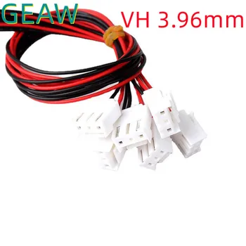 Индивидуальный VH3.96mm 100 комплектов (100шт мужской + 100шт женский) 30 см 16AWG VH3.96 7-контактный кабель Все цвета красные