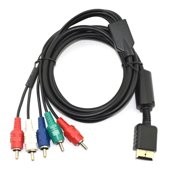 Компонентный AV-кабель 5RCA, аудио-видео, HD-ТВ-кабель для Playstion2, для PS2, для PS3-контроллера