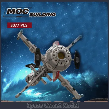 Модель Космической кометы Moc Строительные блоки космический корабль Технология сборки кирпичей Демонстрация коллекции игрушек Рождественские подарки