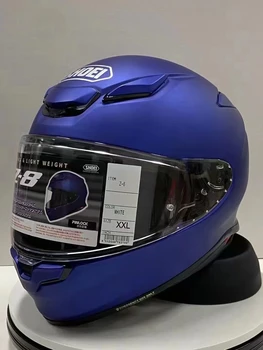 Мотоциклетный шлем SHOEI NXR2 Z8 RF-1400, матовый синий шлем для верховой езды, мотокросса, мотоциклетного шлема