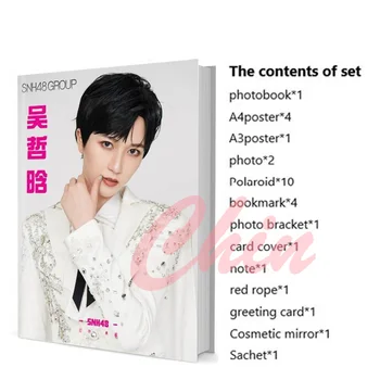Набор фотокниг SNH48 Wu Zhehan с плакатом, закладкой, значком, Фотоальбомом, коллекцией поклонников книг, художественной книгой