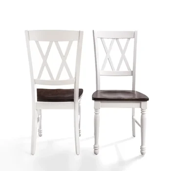 Обеденный стул Crosley Shelby, Комплект из 2-х, Белый обеденный стул, Обеденный Стул, Мебель для дома, Мебель для столовой