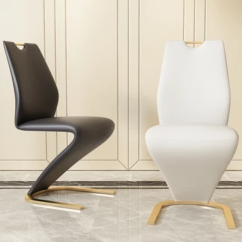Обеденный стул Легкий Роскошный Постмодернистский Креативный Простой Современный Модный Обеденный стол Домашняя Туалетная мебель Muebles