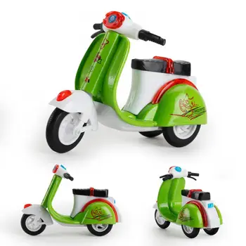 Обучающая мини-модель из сплава, детская игрушка для автомобиля, мотоцикла, трехколесного велосипеда