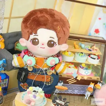 Оранжевые волосы 20 см, Шон Сяо, Корейская кукла Kpop EXO idol, заменяющая одежду, милые мягкие игрушки, куклы, плюш для кукол-идолов, подарок