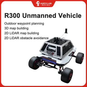 Платформа разработки RTK для беспилотных транспортных средств ROS R300 с распознаванием зрения тележки навигации slam обхода препятствий