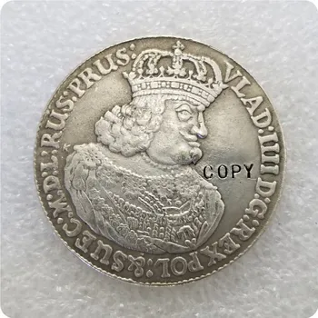 Польша: ТАЛЕР 1648 года Владислава IV Данцигского - историческая монета, старая РЕДКАЯ КОПИЯ