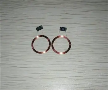 Сверхлегкий C 13,56 МГц COB и катушка RFID пассивный чип и антенна диаметром 20 мм 10 шт./лот