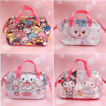Сумка-ланч-бокс из алюминиевой фольги Sanrio Cartoons 22x13x15 см, сумочка Hello Kitty Melody, аниме-переносные магазинные изоляционные сумки