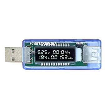 Тестер USB-зарядного устройства, измеритель напряжения, тока, Вольтметр, Амперметр, Тестер емкости аккумулятора, детектор мобильных устройств