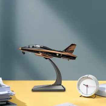Украшения для показа модели самолета из имитированного сплава с подставкой для дисплея, миниатюрная модель самолета, модель истребителя, Коллекция подарков