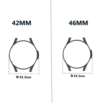 Чехол для samsung-Galaxy watch 4 classic 46 мм/42 мм с покрытием по всему периметру бампера, защитная пленка для экрана Galaxy-watch 4 44m