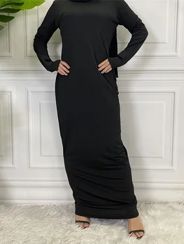 Элегантное Мусульманское Платье Абайя, Универсальное Платье Для Ближнего Востока, Дубайский Кафтан, Исламская Одежда, Женское Платье